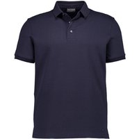 EMPORIO ARMANI Herren Polo-Shirt blau Baumwoll-Jersey von Emporio Armani