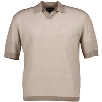 EMPORIO ARMANI Herren Kurzarmpullover blau unifarben von Emporio Armani