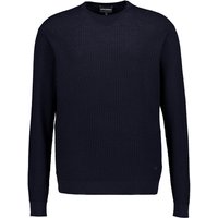 EMPORIO ARMANI Herren Pullover blau Wolle unifarben von Emporio Armani