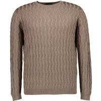 EMPORIO ARMANI Herren Pullover braun Baumwolle unifarben von Emporio Armani