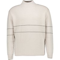 EMPORIO ARMANI Herren Pullover gelb Gestreift,unifarben von Emporio Armani