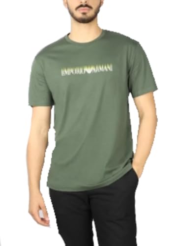 EMPORIO ARMANI Herren Round-Neck T-Shirt, Climbing Pr.macrolog, M von EMPORIO ARMANI