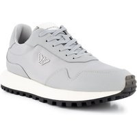 EMPORIO ARMANI Herren Sneaker grau Synthetik von Emporio Armani