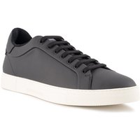 EMPORIO ARMANI Herren Sneaker schwarz Glattleder von Emporio Armani