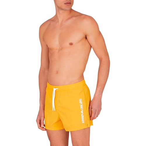 EMPORIO ARMANI Herren Short Boxer Badehose, Altgold, XXL von EMPORIO ARMANI