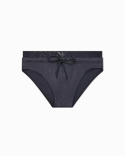 EMPORIO ARMANI Herren Slip Schwimm-Slips, Schwarz, XXL von EMPORIO ARMANI