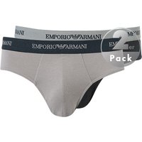 EMPORIO ARMANI Herren Slips blau Baumwolle unifarben von Emporio Armani
