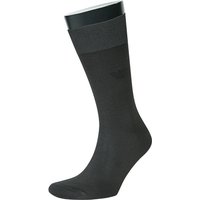 EMPORIO ARMANI Herren Socken grau Baumwolle unifarben von Emporio Armani