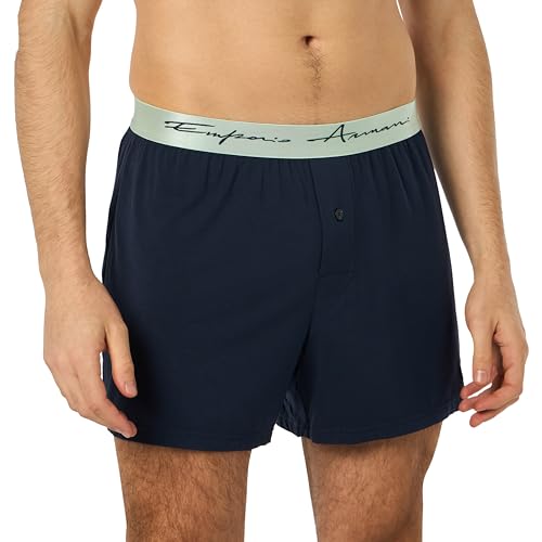 EMPORIO ARMANI Herren Soft Modal Boxer Briefs, Marine, S von EMPORIO ARMANI