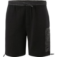 EMPORIO ARMANI Herren Sweatshorts schwarz Baumwolle von Emporio Armani