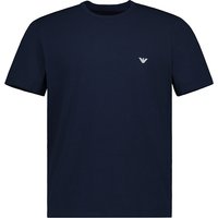 EMPORIO ARMANI Herren T-Shirts blau Baumwolle unifarben von Emporio Armani