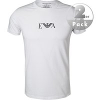 EMPORIO ARMANI Herren T-Shirts weiß Baumwolle unifarben von Emporio Armani