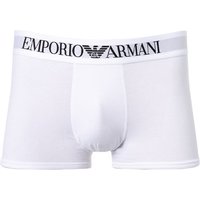 EMPORIO ARMANI Herren Trunk weiß Baumwolle unifarben von Emporio Armani
