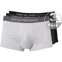 EMPORIO ARMANI Herren Trunks blau Baumwolle unifarben von Emporio Armani