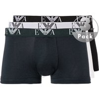 EMPORIO ARMANI Herren Trunks blau Baumwolle unifarben von Emporio Armani