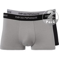 EMPORIO ARMANI Herren Trunks grau Baumwolle unifarben von Emporio Armani
