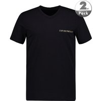 EMPORIO ARMANI Herren T-Shirts Schwarz Baumwolle unifarben von Emporio Armani