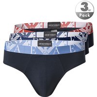 EMPORIO ARMANI Herren Slipss blau Baumwolle & Mix unifarben von Emporio Armani