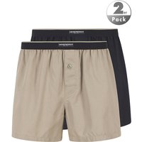 EMPORIO ARMANI Herren Boxershorts grün,schwarz Mikrofaser/Funktion unifarben von Emporio Armani