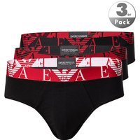EMPORIO ARMANI Herren Slipss schwarz Baumwolle & Mix unifarben von Emporio Armani