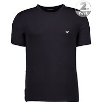 EMPORIO ARMANI Herren T-Shirts schwarz Viskose unifarben von Emporio Armani