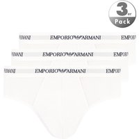 EMPORIO ARMANI Herren Slips weiß Baumwolle unifarben von Emporio Armani