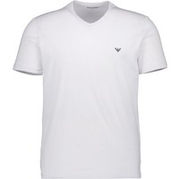 EMPORIO ARMANI Herren T-Shirts weiß Baumwolle unifarben von Emporio Armani