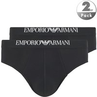 EMPORIO ARMANI Herren Slips weiß Baumwolle & Mix unifarben von Emporio Armani