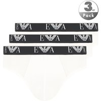 EMPORIO ARMANI Herren Slips weiß Baumwolle & Mix unifarben von Emporio Armani