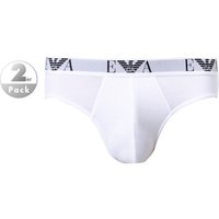 EMPORIO ARMANI Herren Slips weiß Baumwolle & Mix unifarben von Emporio Armani