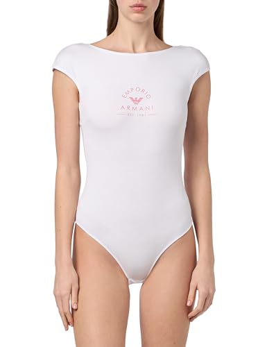 EMPORIO ARMANI Iconic Stretch Cotton Logoband Body Brief für Damen, WEISS, M von Emporio Armani