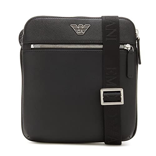 EMPORIO ARMANI SMALL Flat Messenger Schwarz von Emporio Armani