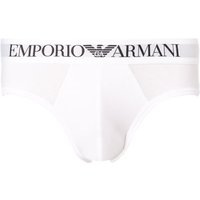 EMPORIO ARMANI Herren Slip weiß Baumwolle & Mix unifarben von Emporio Armani