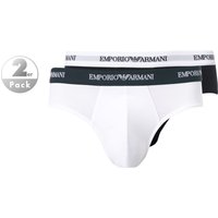 EMPORIO ARMANI Herren Slips blau Baumwolle & Mix unifarben von Emporio Armani
