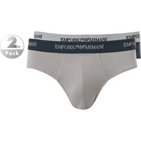 EMPORIO ARMANI Herren Slips blau,grau Baumwolle & Mix unifarben EMPORIO ARMANI Herren Slips blau,grau Baumwolle & Mix unifarben von Emporio Armani