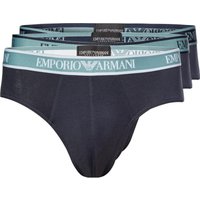 EMPORIO ARMANI Herren Slips blau Baumwolle unifarben von Emporio Armani