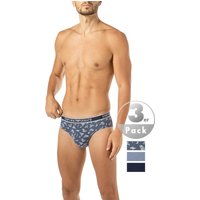 EMPORIO ARMANI Herren Slips blau Baumwolle Gemustert,unifarben von Emporio Armani