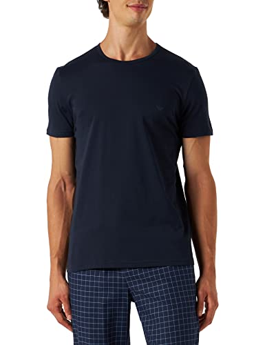 EMPORIO ARMANI Herren 2P O-NECK RUNDHALS T-SHIRT 2 blau M von Emporio Armani