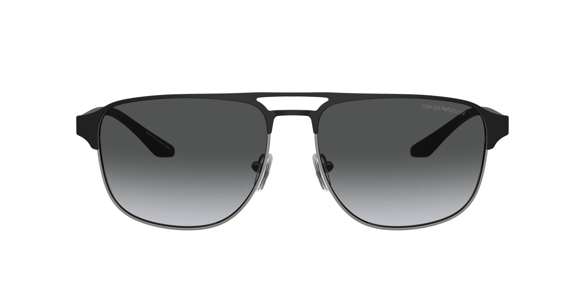 Emporio Armani 8056597944847 Gunmetal Matt/schwarz/matte Gunmetal/black, Size: X-Large von Emporio Armani
