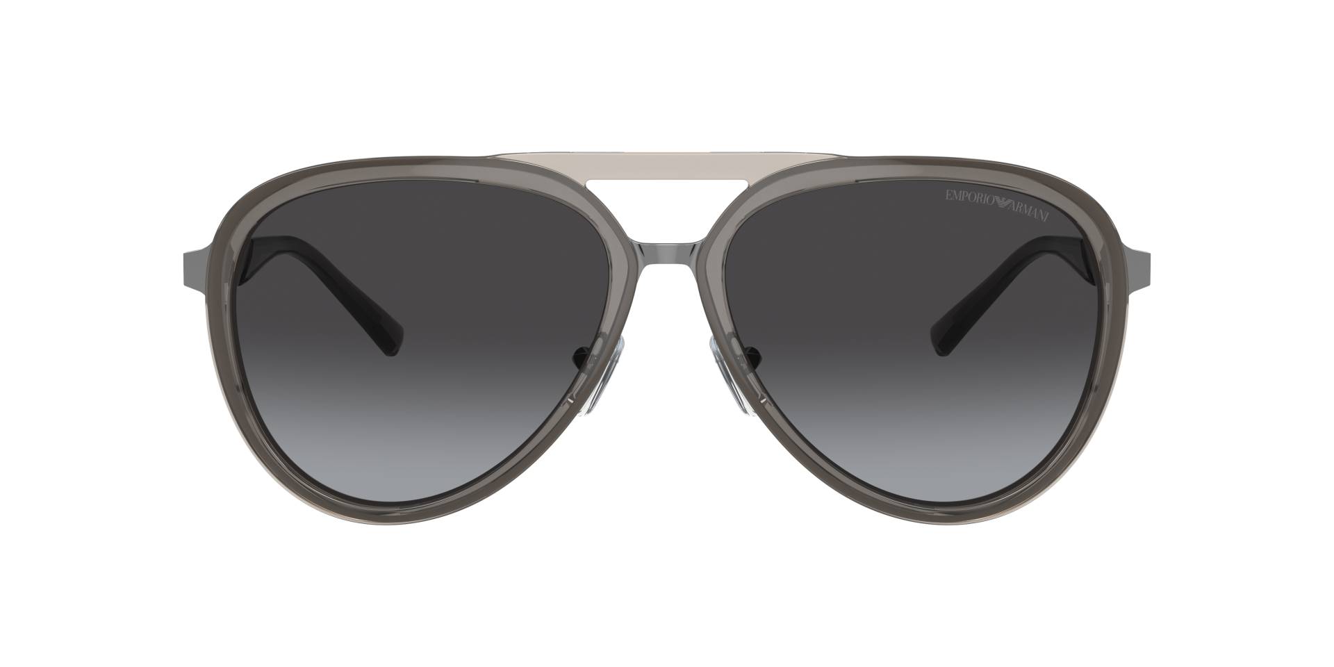 Emporio Armani 8056597950794 Shiny Transparent Smoke, Size: X-Large von Emporio Armani