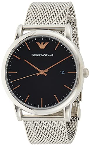 Emporio Armani AR11272 Uhr Herrenuhr Edelstahl 5 bar Analog Datum Silber von Emporio Armani