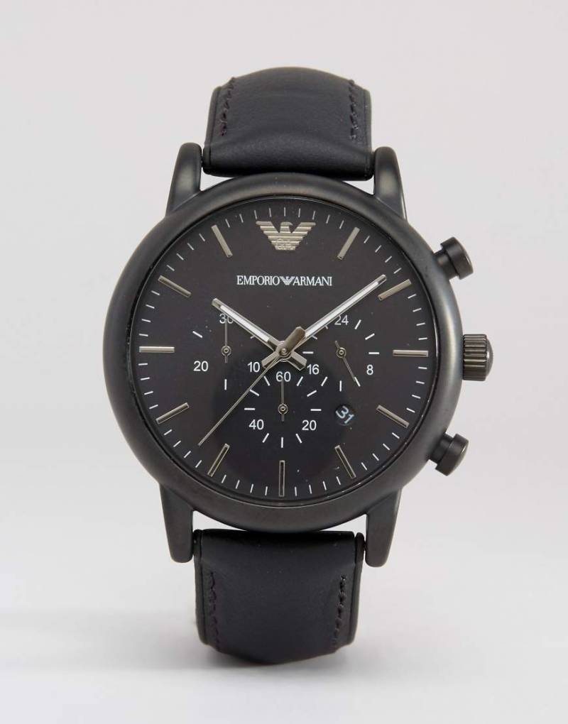 Emporio Armani - AR1970 - Chronograph mit Silikonband-Schwarz Emporio Armani - AR1970 - Chronograph mit Silikonband-Schwarz von Emporio Armani