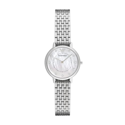 Emporio Armani Uhr für Damen , Zweizeiger Uhrwerk, 28mm na Edelstahlgehäuse mit Edelstahlarmband, AR2511 von Emporio Armani