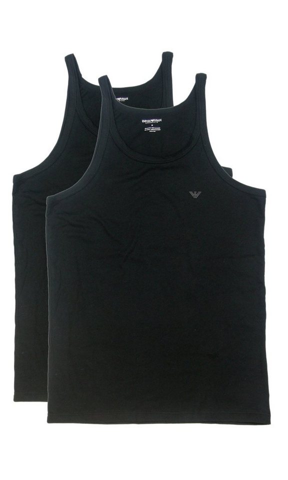 Emporio Armani Achseltop CC722 Pure Cotton (Packung, 2-St., 2er-Pack) Herren Tank Top Unterziehshirt mit Trägern aus reiner Baumwolle von Emporio Armani