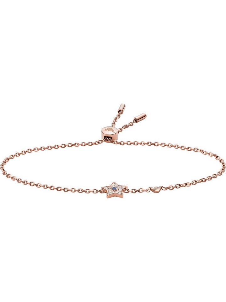 Emporio Armani Armband Emporio Armani Damen-Armband Edelstahl Glasstein von Emporio Armani