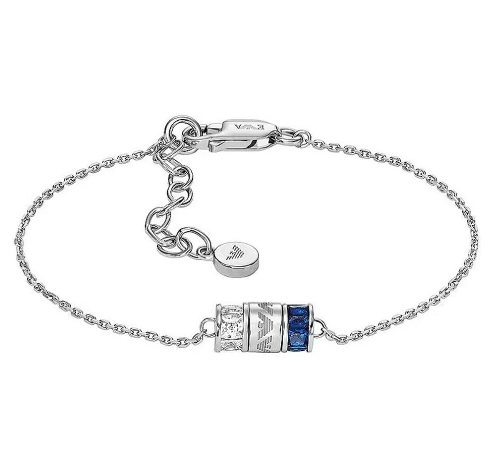 Emporio Armani Armband Zeitloses Silberarmband mit Zirkonen EG3580040 von Emporio Armani