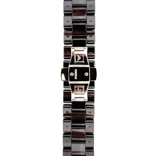 Emporio Armani Armbanduhren für Herren 22mm, Schwarz Ceramic, original ersatzband für AR1400 von Emporio Armani