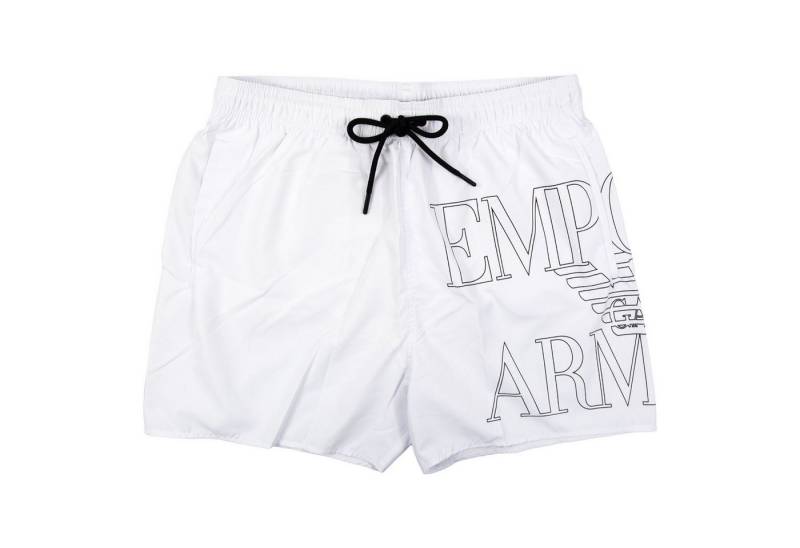 Emporio Armani Badehose Boxer Beachwear mit großem Logoprint von Emporio Armani
