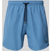 Emporio Armani Badehose mit elastischem Bund in Jeansblau, Größe S von Emporio Armani