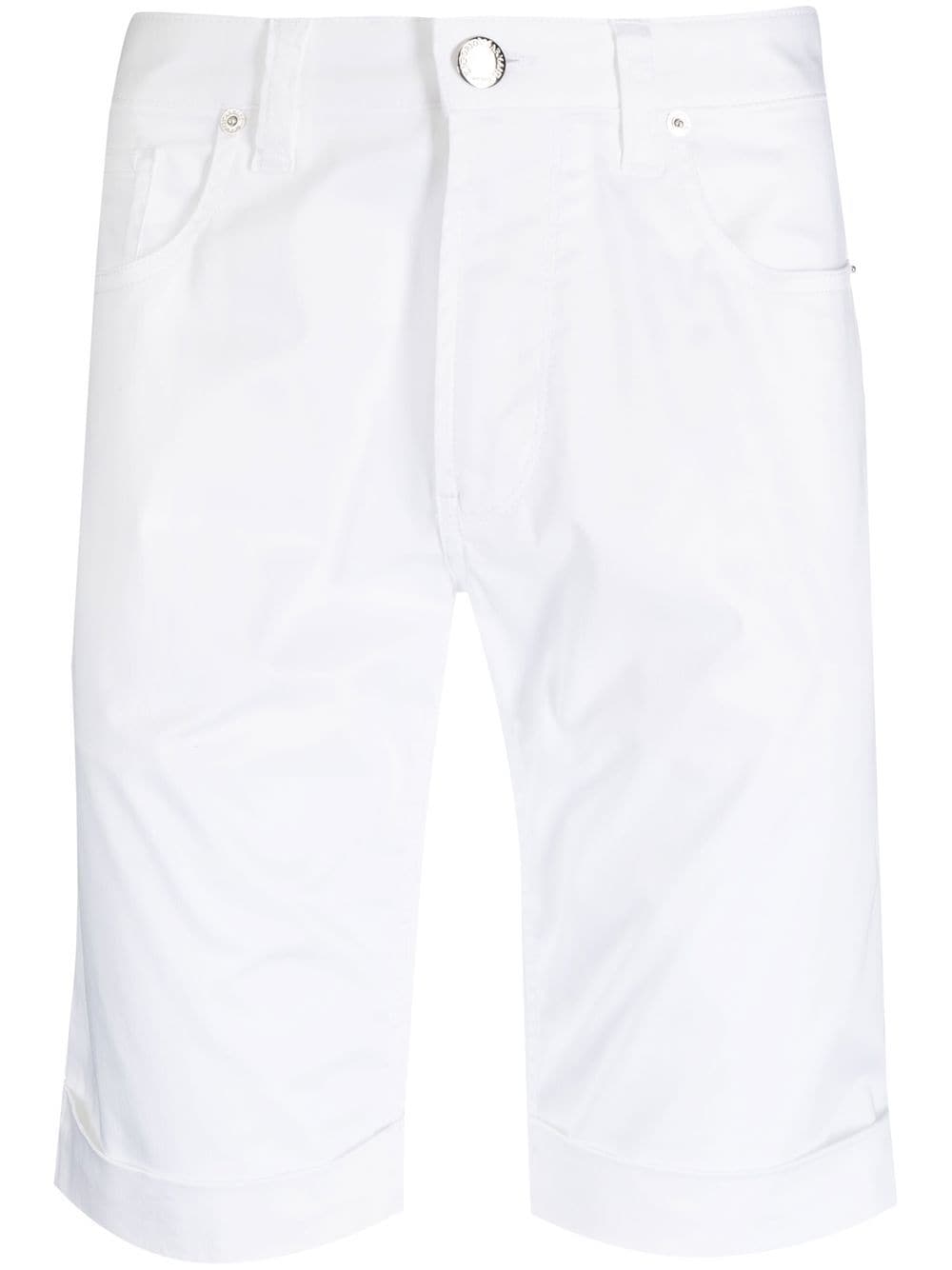Emporio Armani Bermudas mit geradem Bein - Weiß von Emporio Armani